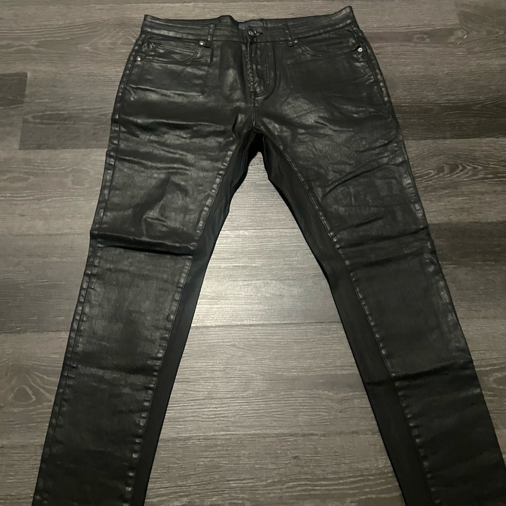 Zara wax pants